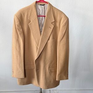 Vintage 100% Camel Hair Blazer For Men Size Large